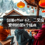 剑指offer-62、⼆叉搜索树的第k个结点（图2）