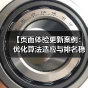 【页面体验更新案例：优化算法适应与排名稳固秘籍】（图2）