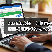 2026年必懂：如何用投资回报证明你的成本效益翻倍提升（图3）